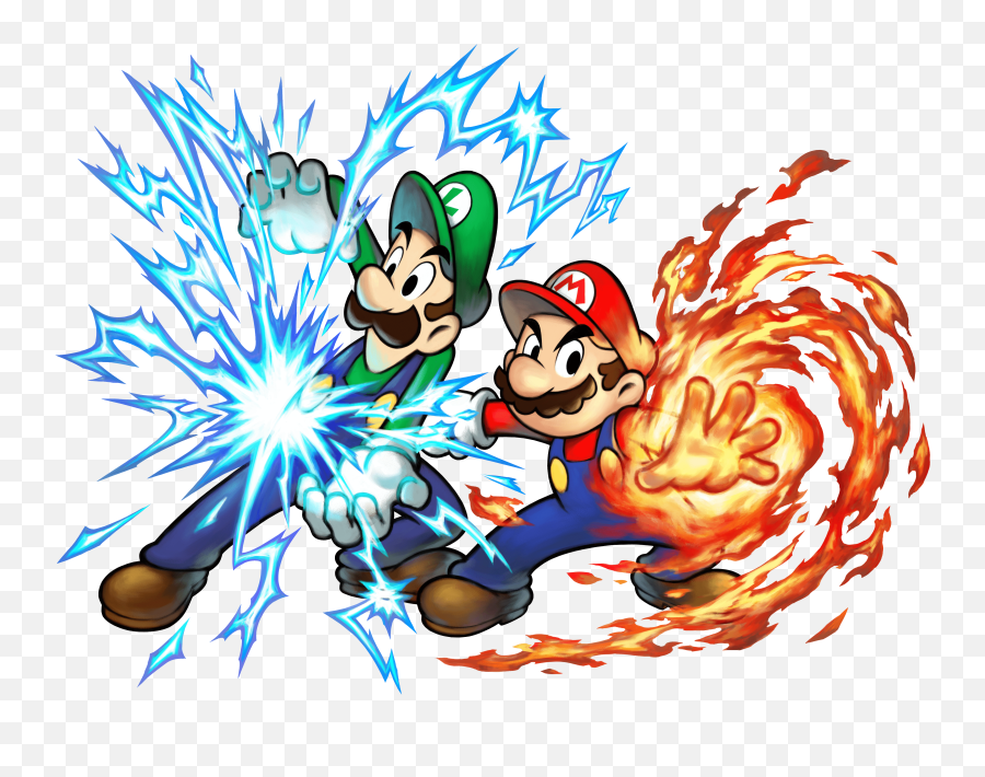 Mario And Luigi Firebrand Thunderhand Super Png Head