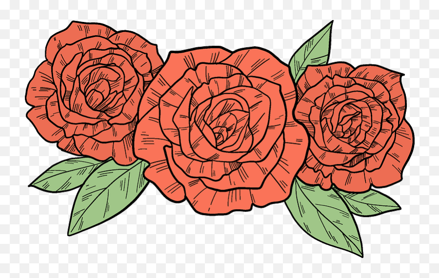 Red Roses Clipart Free Download Creazilla - Roses Clipart Png,Rose Clipart Transparent