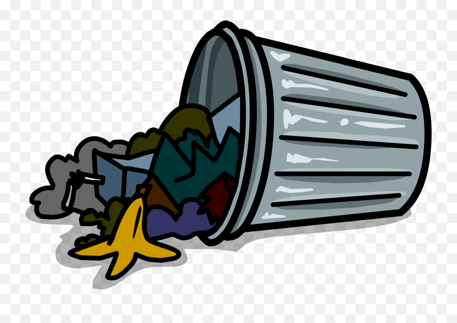 Trashcan Sprite - Club Penguin Trash Can Clipart Full Size Transparent Background Garbage Bin Gif Png,Trashcan Transparent