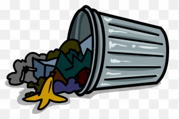 Trashcan Sprite - Club Penguin Can Clipart Full Size Transparent Background Garbage Bin Gif png