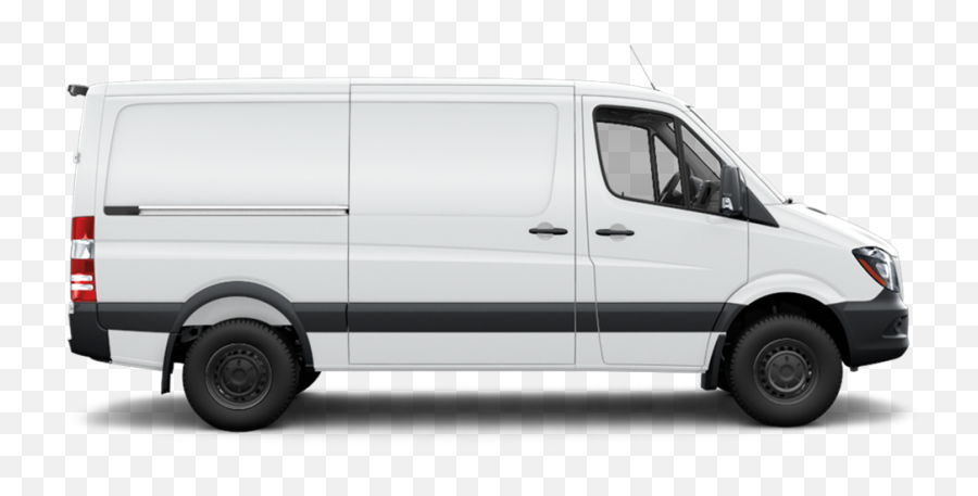 Black And White Van Png Transparent - Sprinter Cargo Van Mercedes Benz,White Van Png