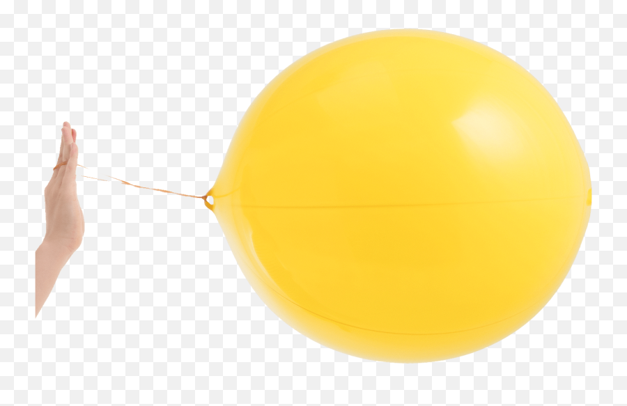 Download Yellow Punch Ball Balloon - Balloon Full Size Png Sphere,Yellow Balloon Png