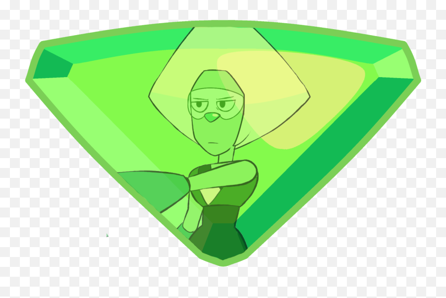 Download Hd Peridot Gem - Steven Universe Nose Peridot Peridot Gem Png,Peridot Png