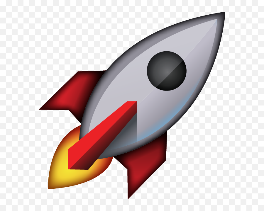 Clipart Rocket Emoji Transparent - Rocket Emoji Png,Transparent Rocket