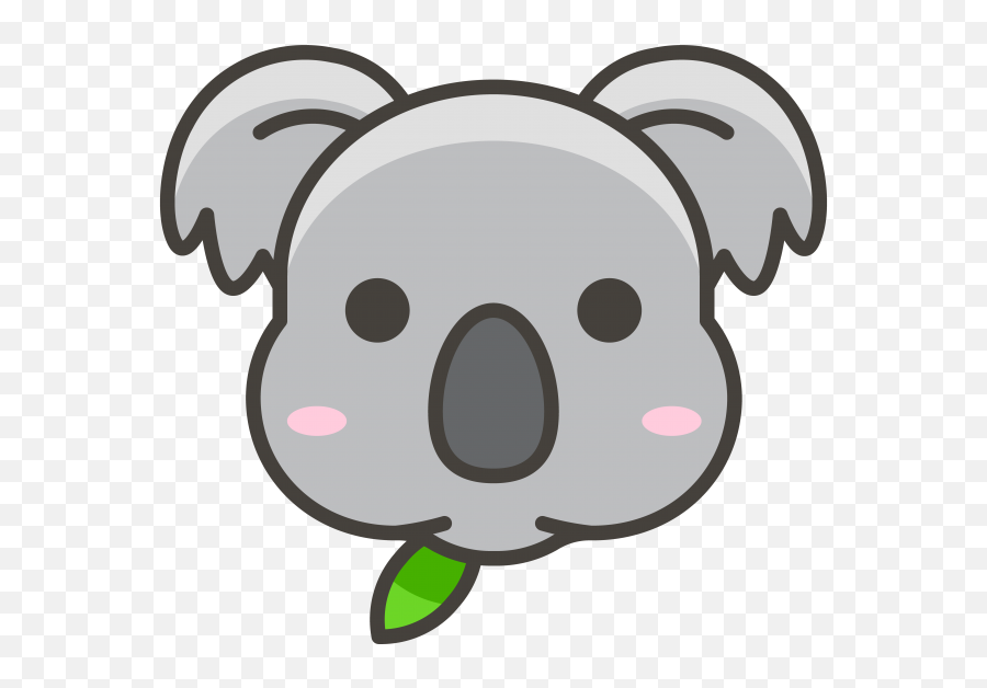 Koala Emoji Icon Png Transparent - Koala Clip Art,Koala Transparent