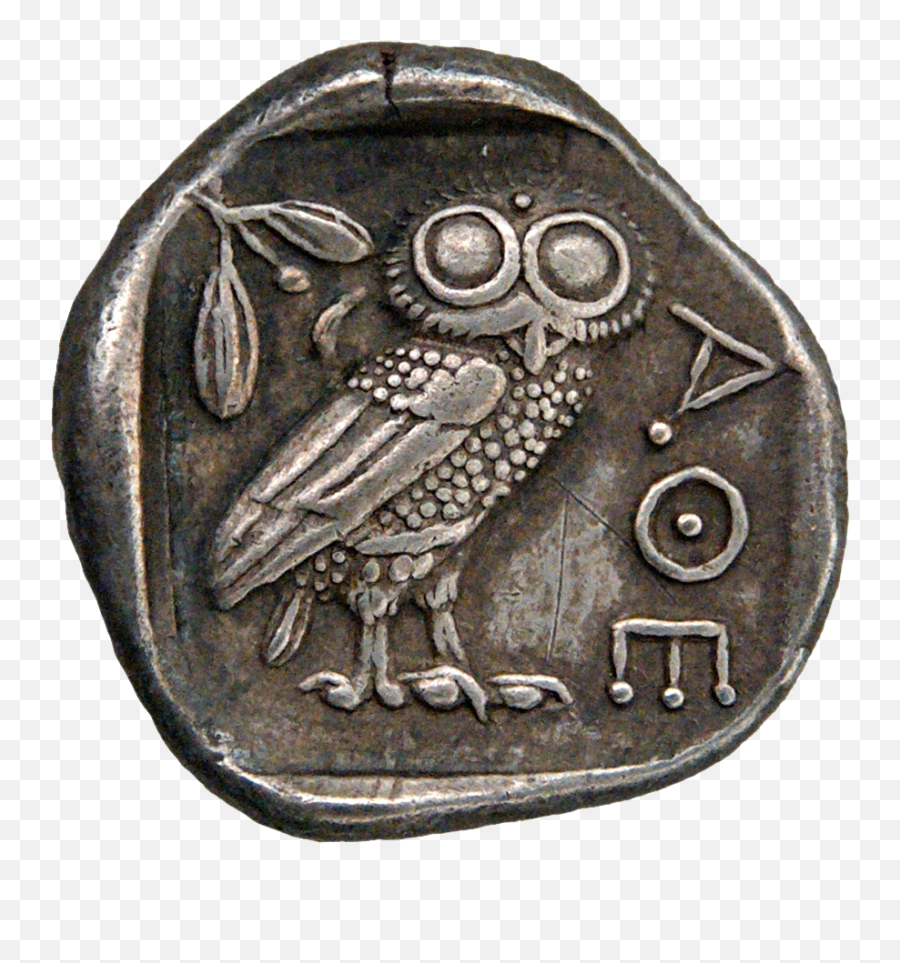 450 Reverse Cdm Paris - Athenian Coin Transparent Background Png,Owl Transparent Background