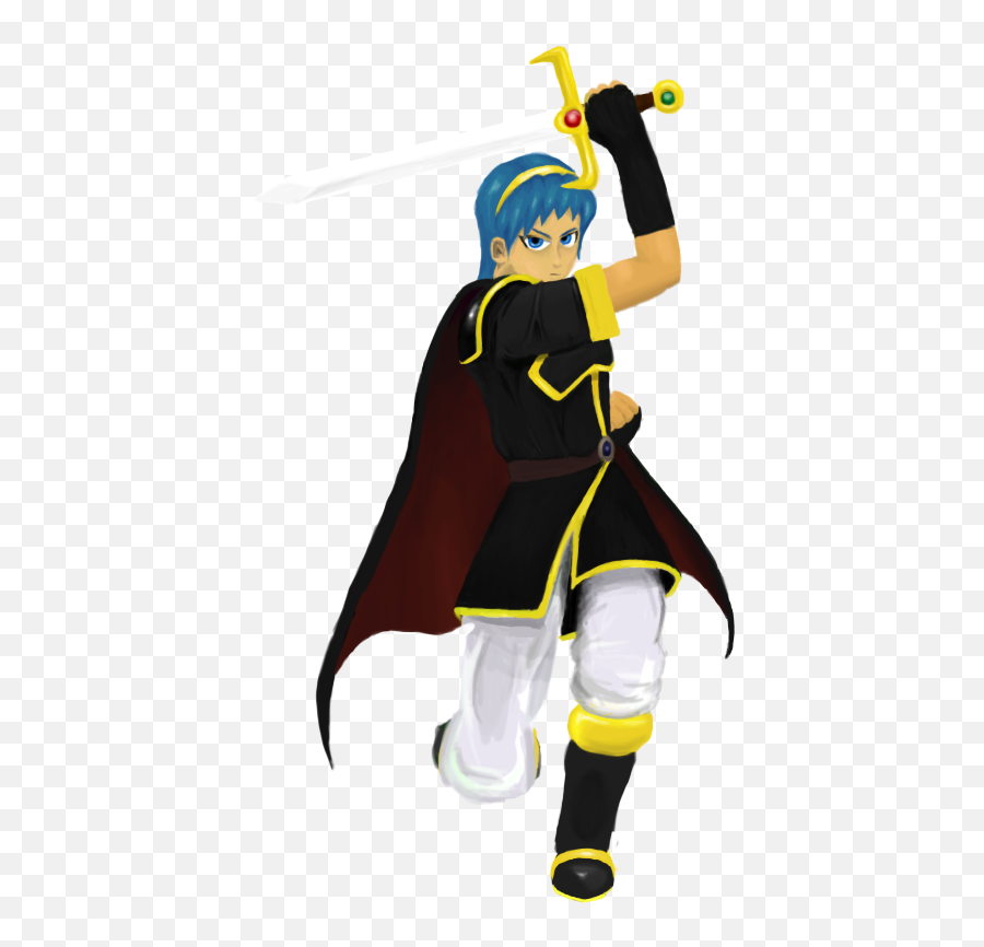 Black Marth By Tingsing - Cartoon Png,Marth Png