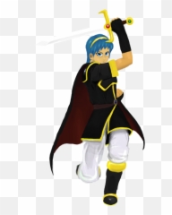 Black Marth By Tingsing - Cartoon Png,Marth Png