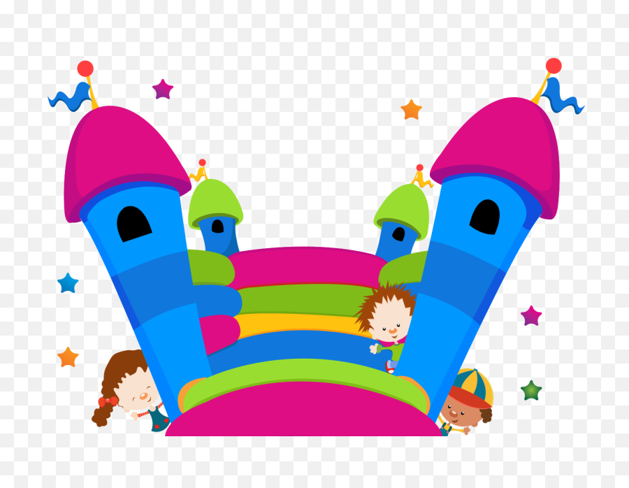 Download Bounce House Png Image With No - Clipart Bouncy Castle Cartoon,Bounce  House Png - free transparent png images 
