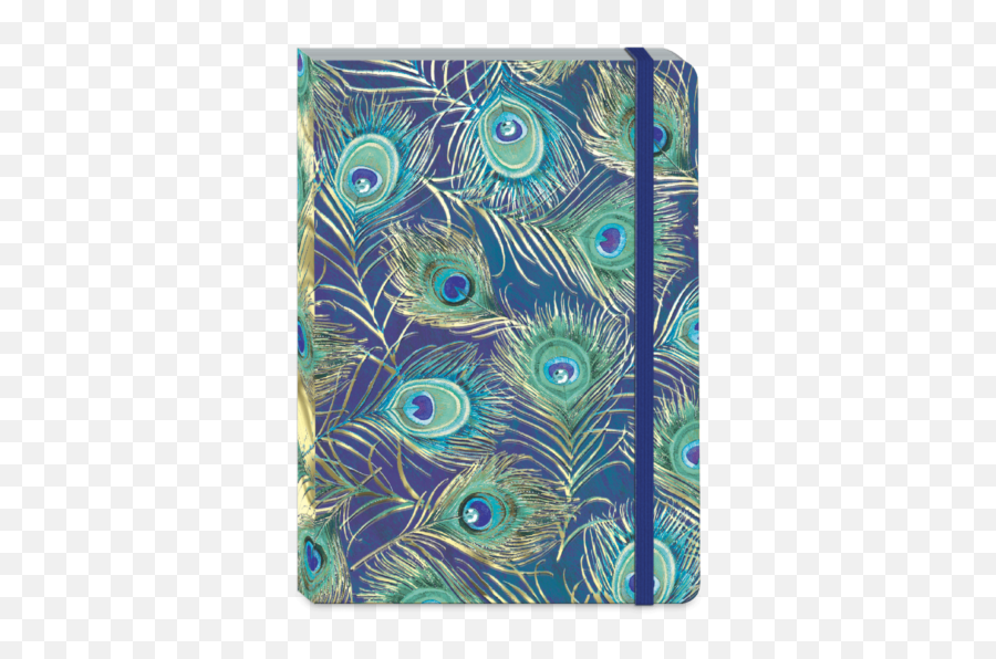 Peacock Feathers Soft Cover Journal - Mobile Phone Png,Peacock Feather Png