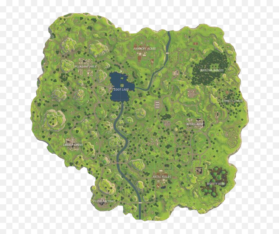 Download Fortnite Battle Old Royale Map Png Image For Free - Fortnite Karte Season 1,Old Photo Png