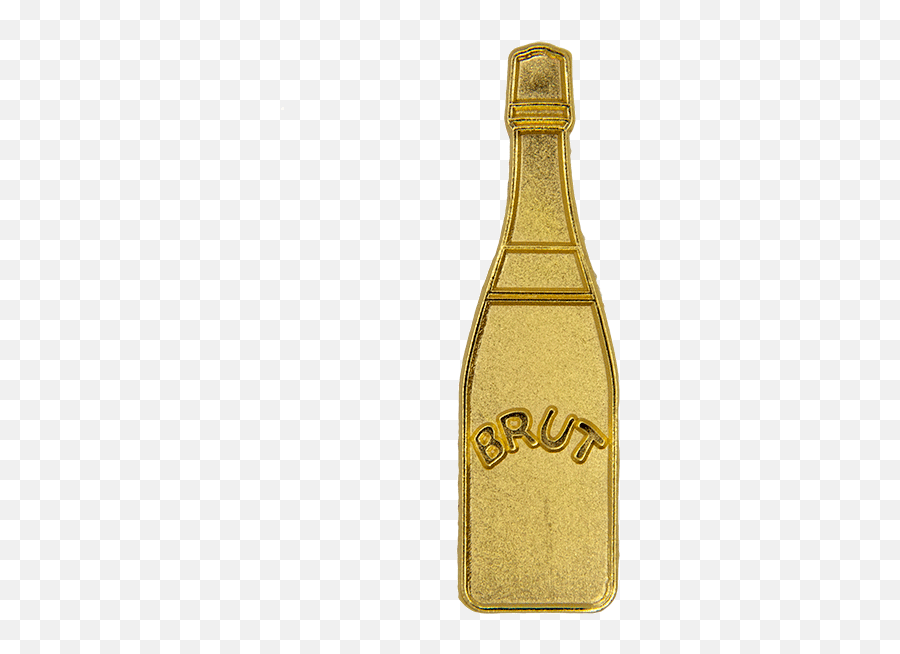 Champagne Bottle Gold Matt - Glass Bottle Png,Champagne Bottles Png