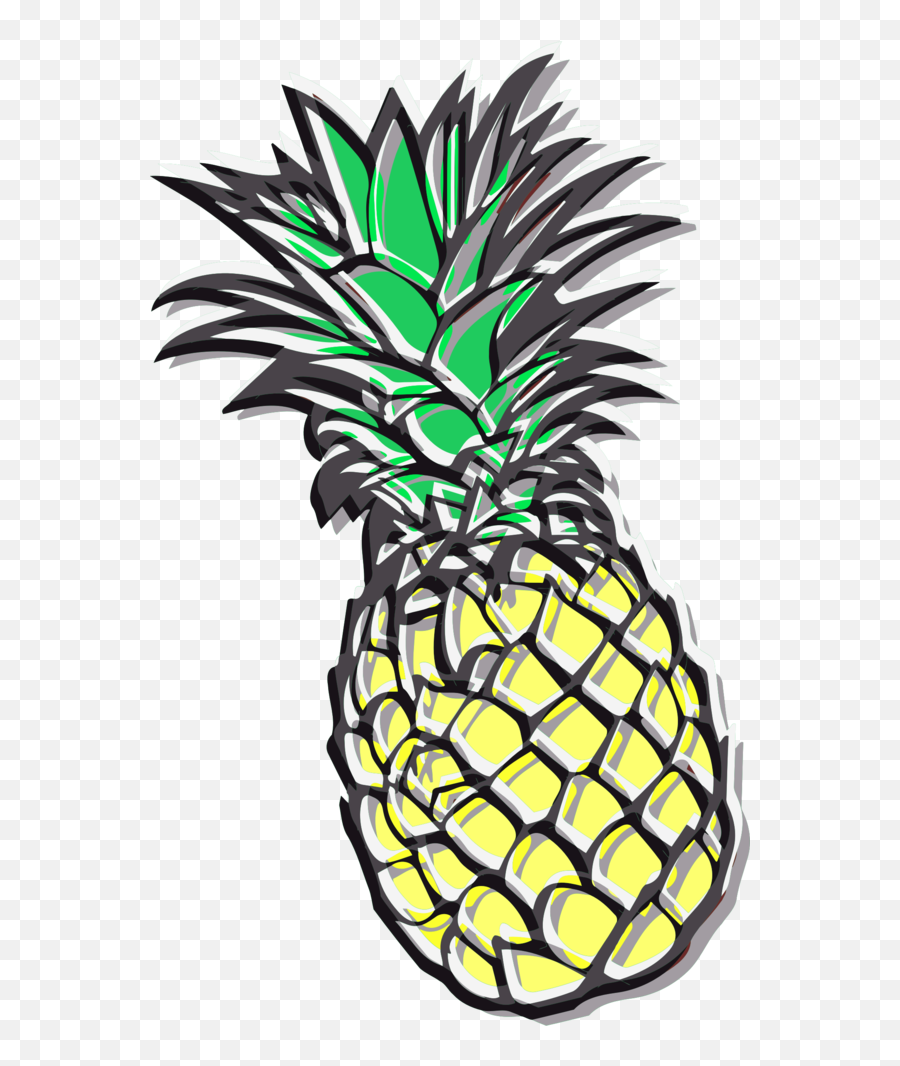 Pineapple Clipart Transparent Png - Clipart Pineapple,Pineapple Clipart Transparent Background