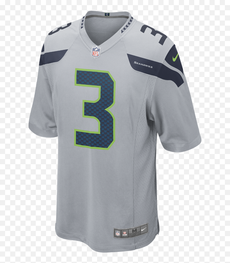 Nfl Seattle Seahawks Wilson - Gray Russell Wilson Jersey Png,Marshawn Lynch Png