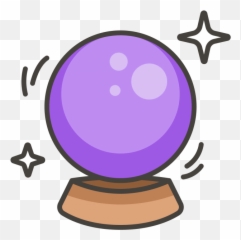 Icon Of 780 Free Vector Emoji - Transparent Background Crystal Ball Clipart png