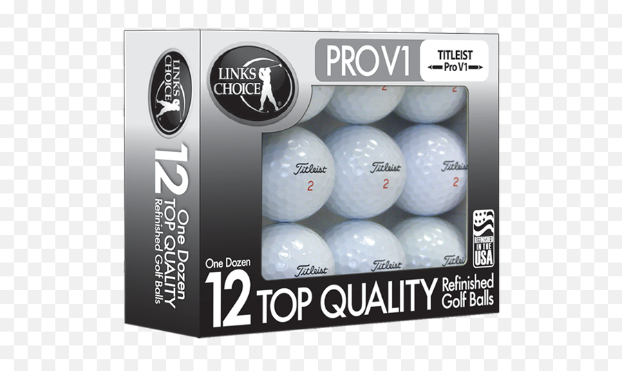 Links Choice Recycled And Refinished In The Usa - Pitch And Putt Png,Golf Ball Transparent