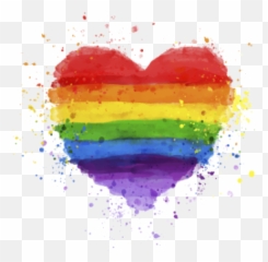 Rainbow Heart - Choose the design Paint A Heart png