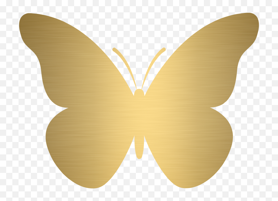 Gold Butterfly Clipart Png - Gold Butterfly Logo Png,Gold Butterfly Png