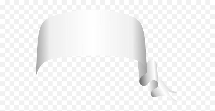 White Ribbon Png Vector - Hard,White Ribbon Png