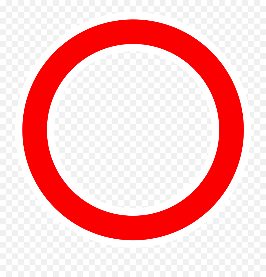 Red Ring Png 2 Image - No Sign Icon Png,White Ring Png