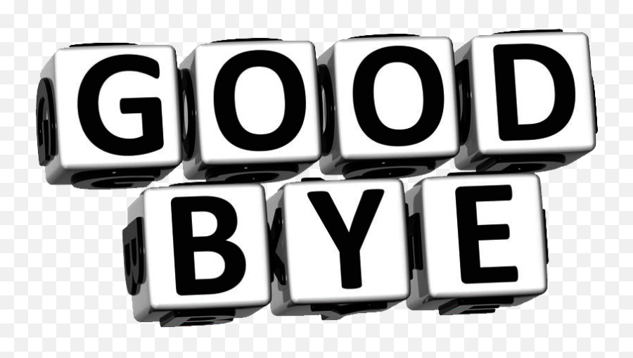 Goodbye Free Png Image - Good Bye Clipart Black And White,Goodbye Png