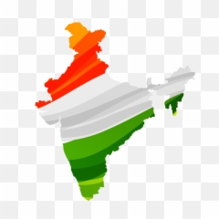 Happy Republic Day India Map Image Png - Republic Day India Map,Indian Png