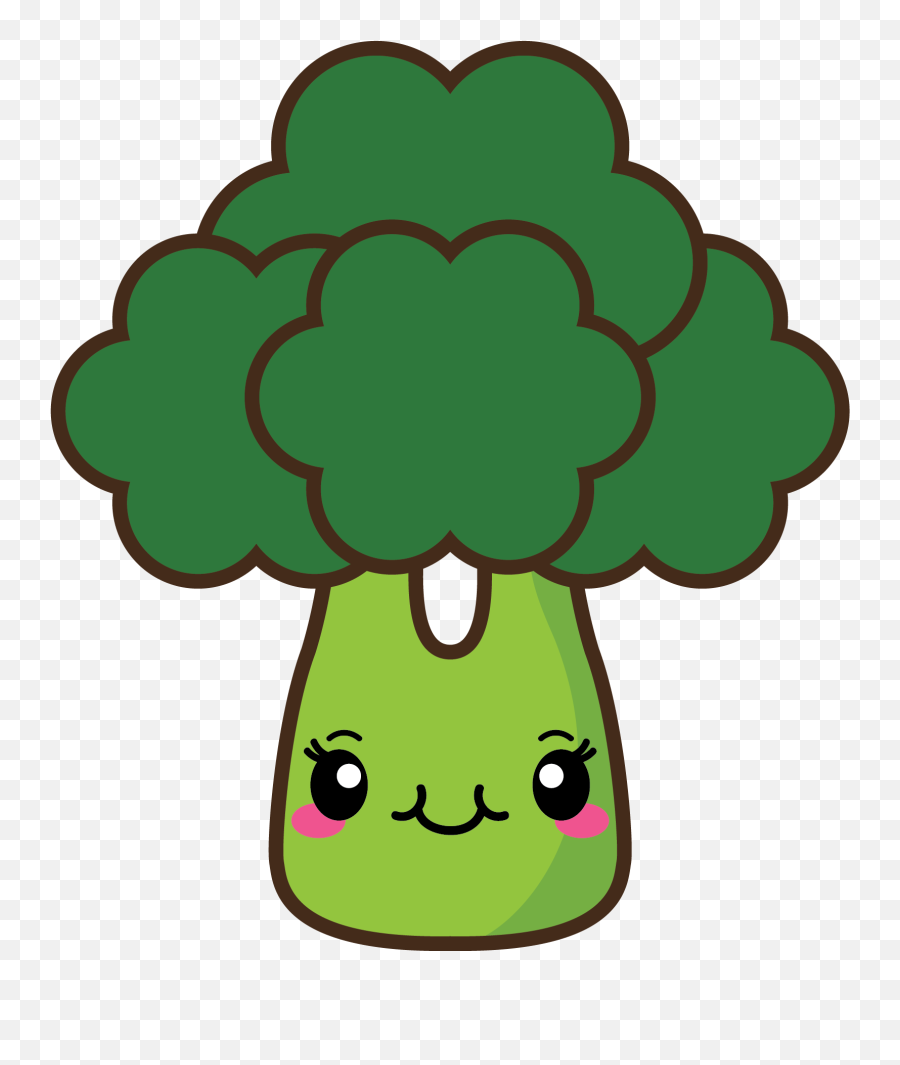 Veggies Png - Kawaii Vegetables Png,Broccoli Transparent Background