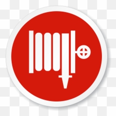 Iso Fire Hose Sign - Cabinet Icon png