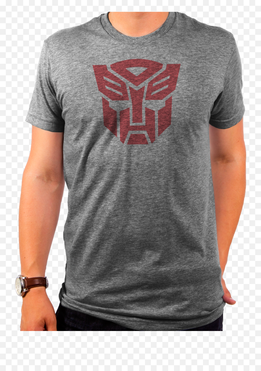 Transformers Autobot Logo Grey T Shirt - Transformers Png,Autobot Logo Png