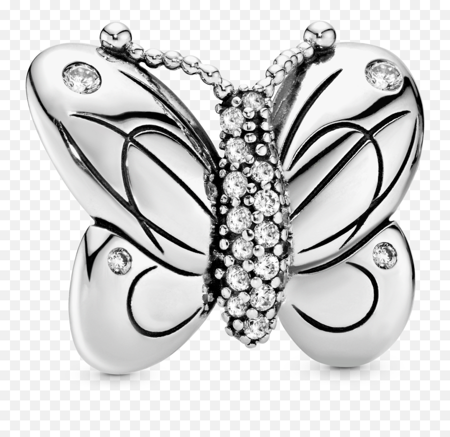 Oversized Butterfly Charm Pandora Hk - Pandora Butterfly Charm Png,Butterflies Transparent