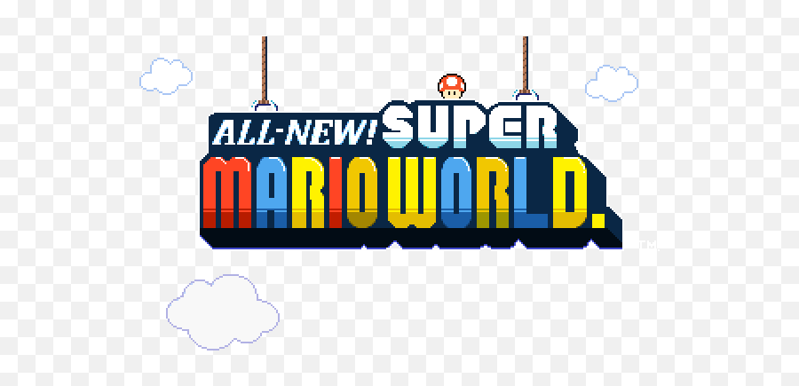 Wip - Vertical Png,Super Mario World Logo