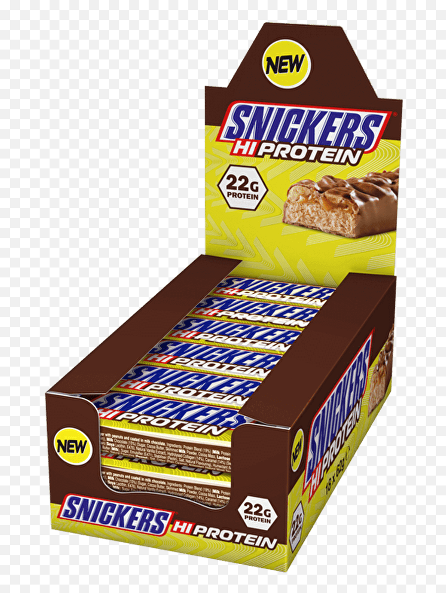 Protein Bar Snickers Hi - Snickers High Protein Bar Png,Snickers Transparent