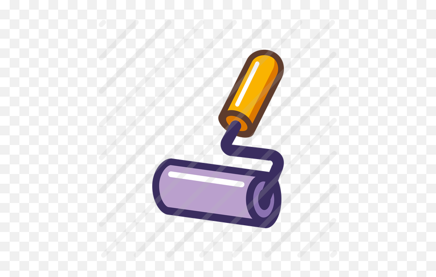 Paint Brush Roller - Roller Brush Icon Png,Paint Brush Icon Png