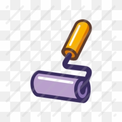 Paint Brush Roller - Icon png
