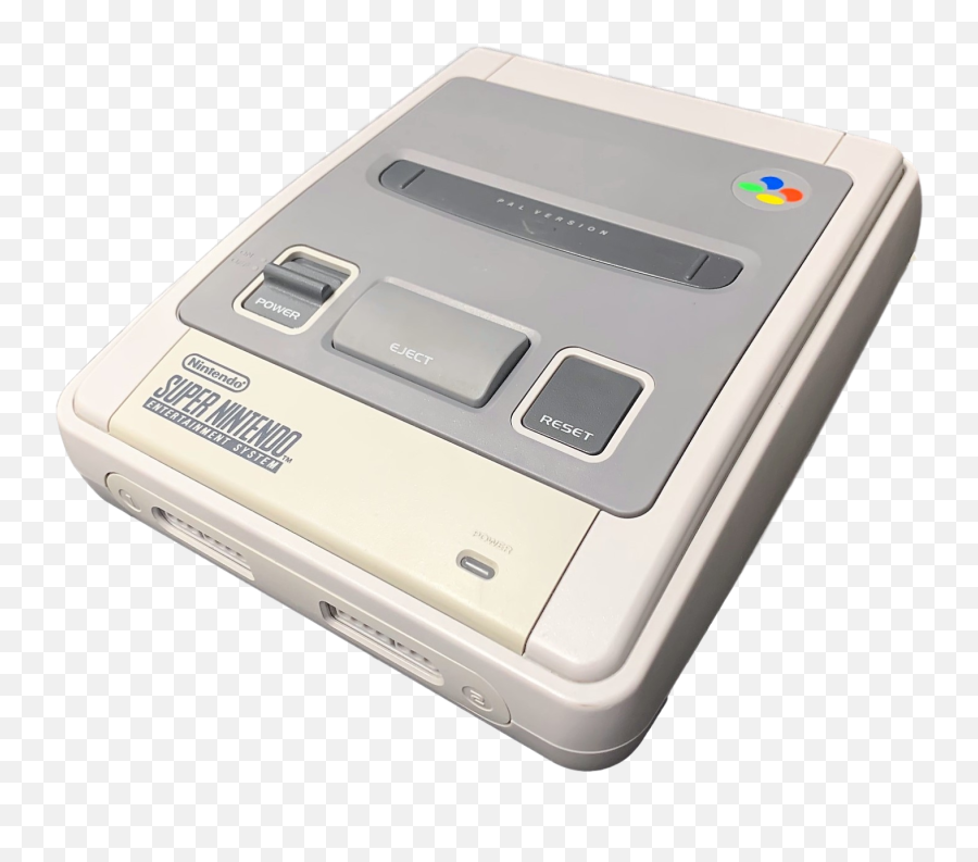 Super Nintendo Console Only Snes Pal - Seller Refurb Snes Console Png,Super Nintendo Entertainment System Logo