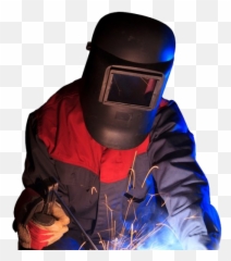 Welder Png Transparent Images - Man Welding Png,Welder Png