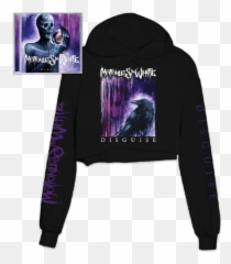 Raven Crop Hoodie - Motionless In White Crop Sweater Png,Motionless In White Logo