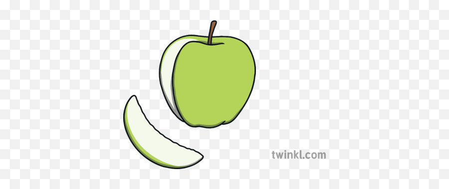 Crescent Shaped Apple Slice Fruit - Fresh Png,Apple Slice Png