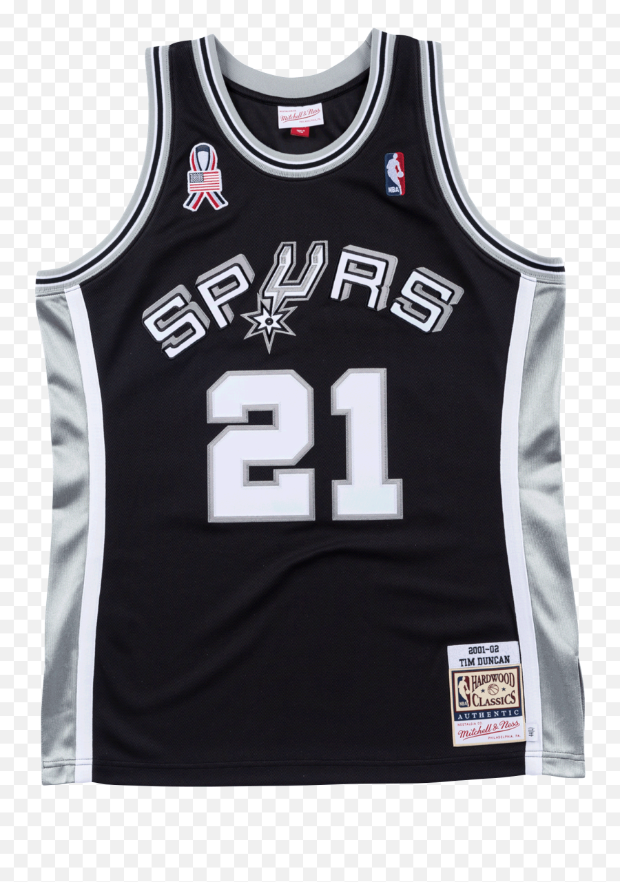 Spurs Official Jersey - Tim Duncan Mitchell And Ness Jersey Authentic Png,Spurs Icon