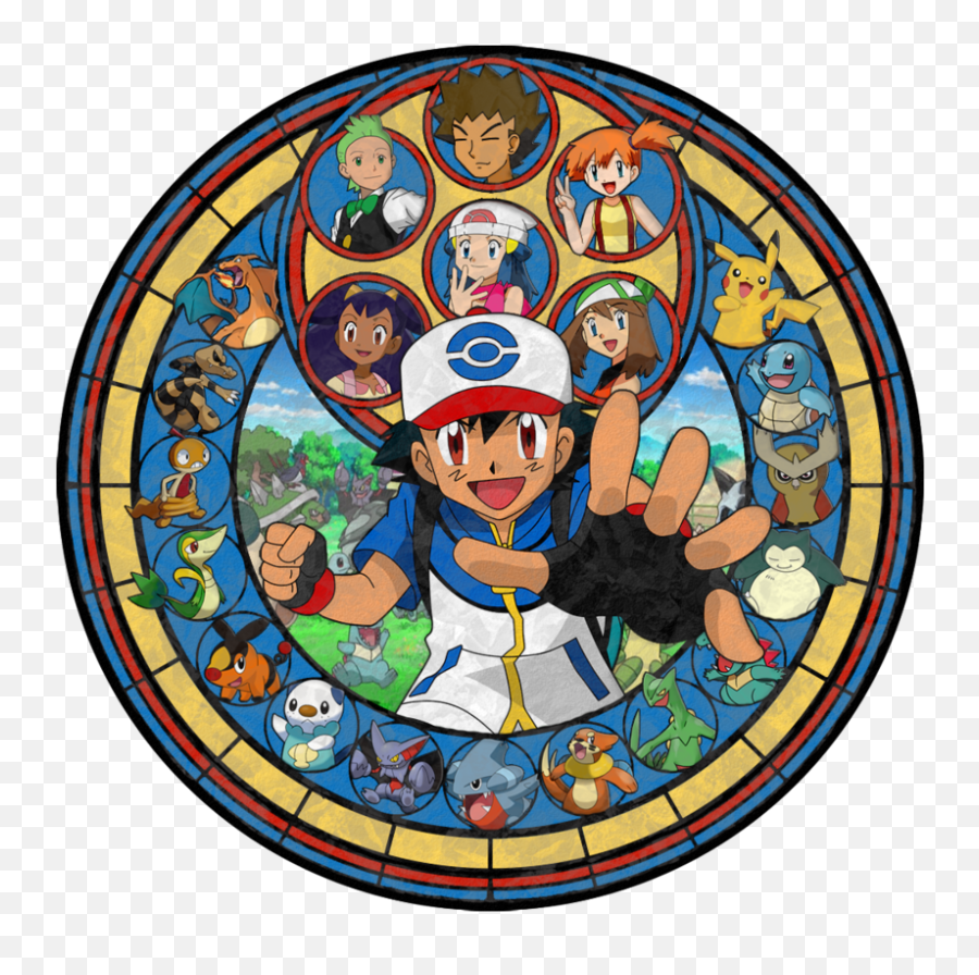 Pokemon Ketchum Picture Wallpaper - Ash And Friends Png,Pokemon Folder Icon
