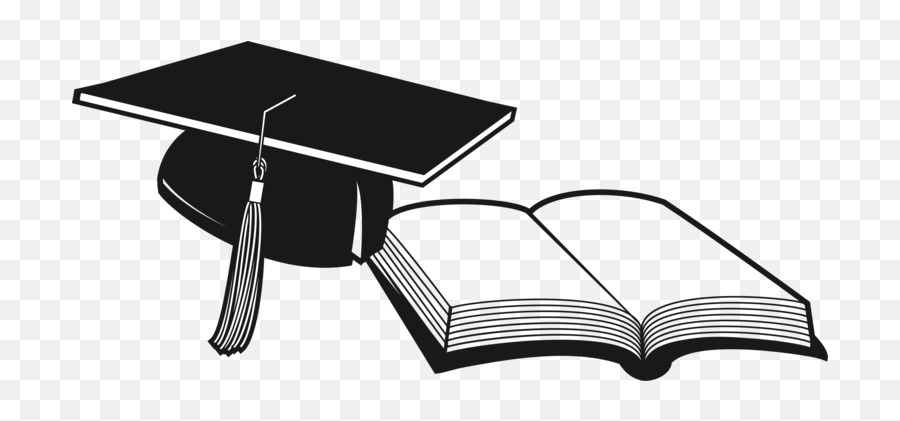 Clip Art Graduation Transparent Png - Graduation Cap And Open Book,Ceremony Icon