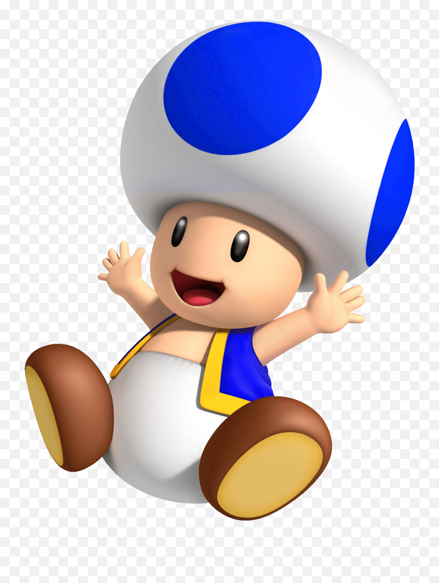Toad Transparent Jumping Mario Picture - Blue Toad Super Mario Png,Mario Jumping Png