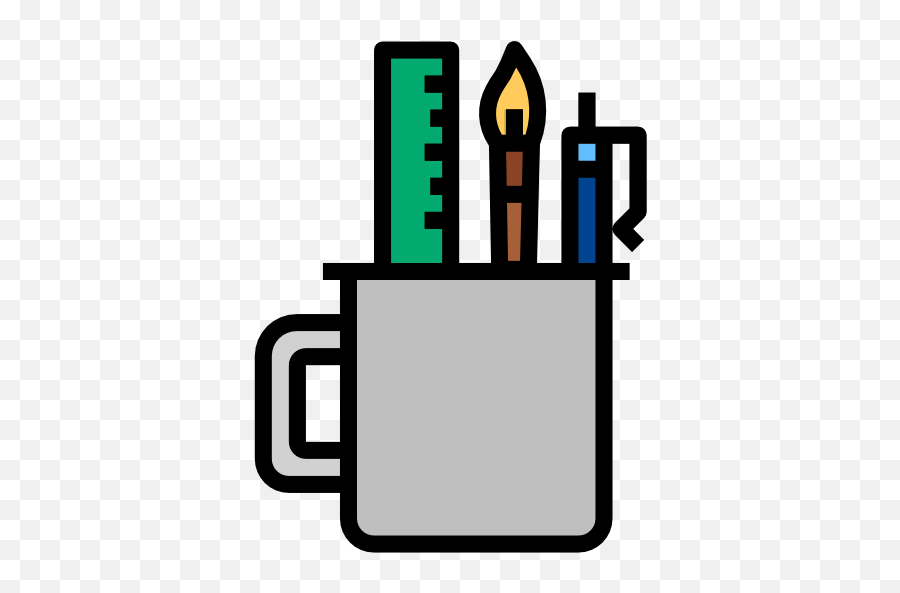 Office Material - Material De Escritório Icon Png,Material Design Pencil Icon