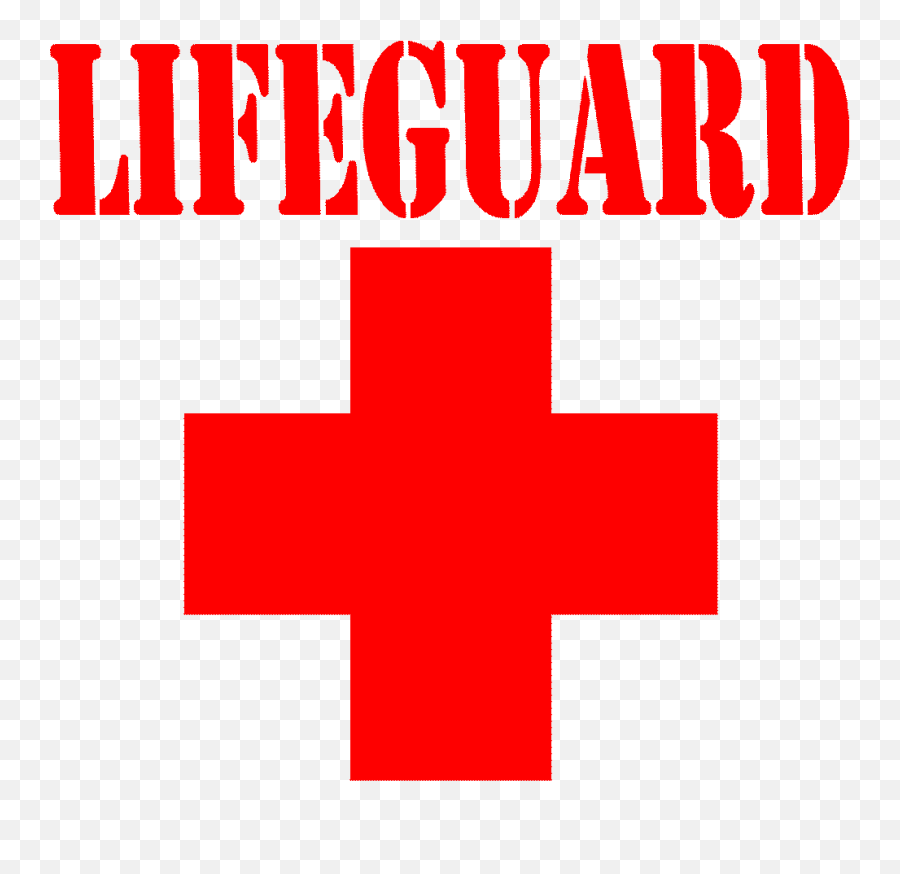 Red Cross Clipart Lifeguard - Lifeguard Logo No Background Clipart Lifeguard Png,Cross Clipart Transparent Background