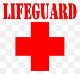 Red Cross Clipart Lifeguard - Logo No Background png