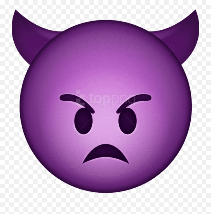 Devil Emoji Download Iphone Emojis - Devil Emoji Png,Devil Emoji Png