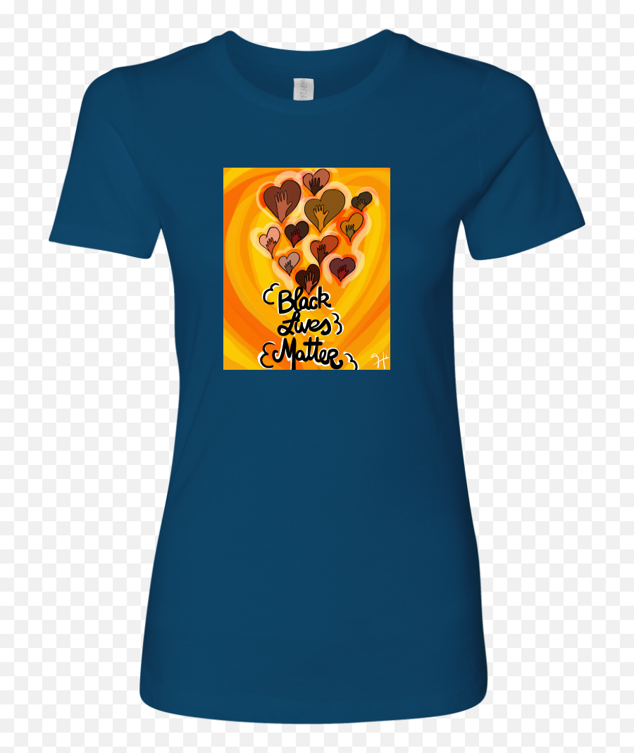 Blm Corazon Female T - Shirt Wild West Pimp Style Shirt Png,Blm Icon