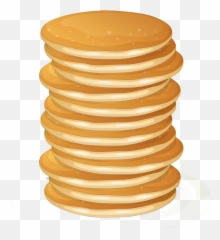 Pancakes Clipart Breakfest - Png