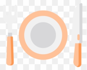 Flat Version Svg Cutlery Icon - Birthday Icons png