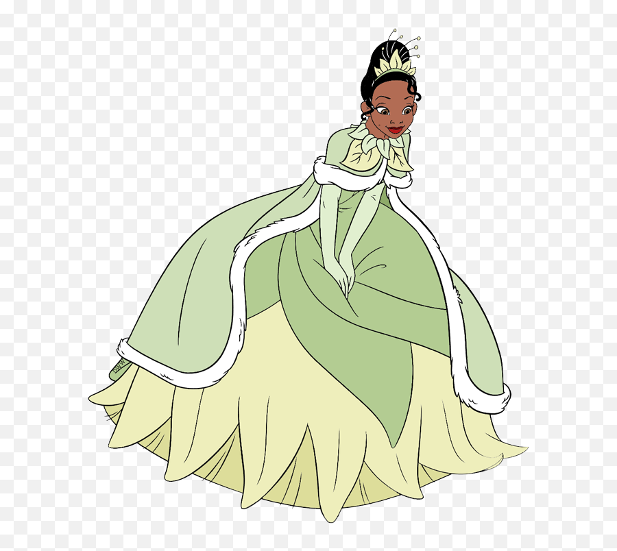 Download Tiana Wearing Winter Coat - Princess And The Frog Clipart Png,Tiana Png